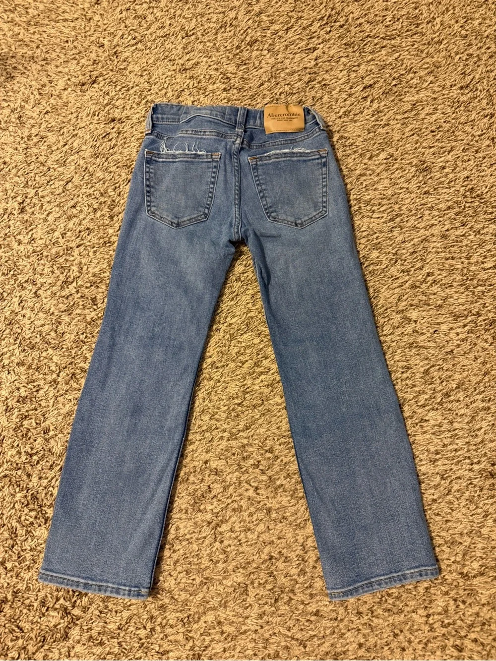 abercrombie kids Light Blue Straight Leg Jeans